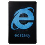 Metalen bord ecstasy — foto 1