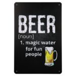 Metalen bord magic water — foto 1