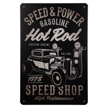 Metalen bord speed & power