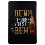 Metalen bord run i thought