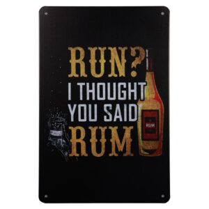 Metalen bord run i thought