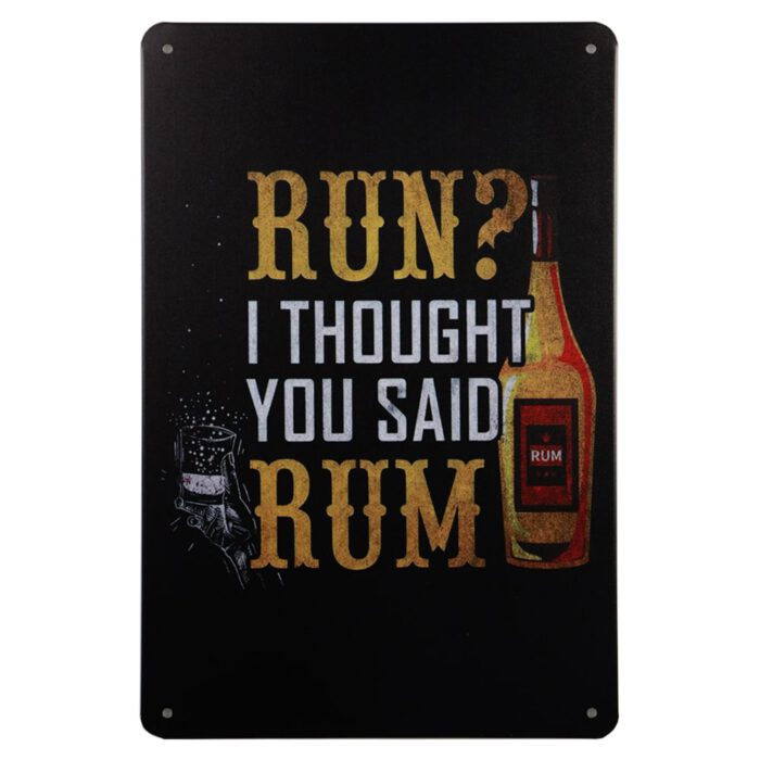 Metalen bord run i thought rum