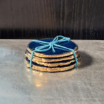 Luxe Blauwe Agaat Onderzetters — foto 3