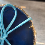 Luxe Blauwe Agaat Onderzetters — foto 4