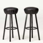 Barkruk iron black 2 stuks