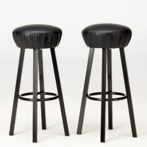 Barkruk iron black 2 stuks