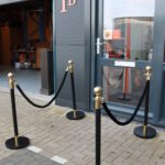 Vip/Afzetpaal Koord rope zwart zilver — foto 2