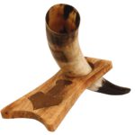 Viking hoorn + Houten stand — foto 3