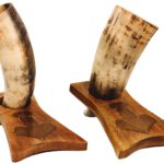 Viking hoorn + Houten stand — foto 2
