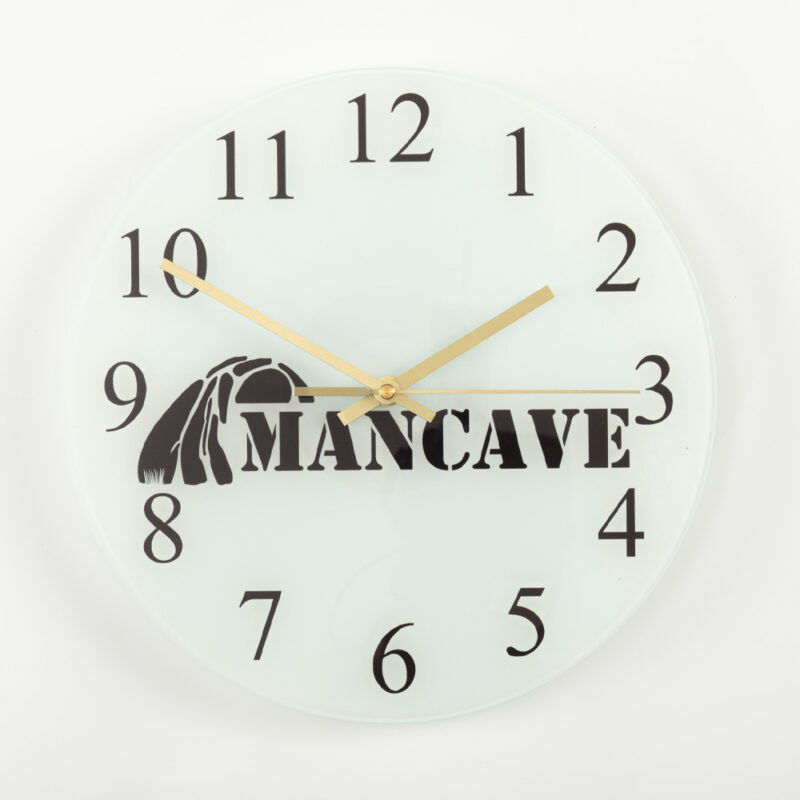 Wandklok Mancave