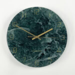 Wandklok groen met gouden details — foto 1