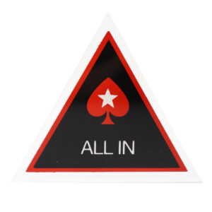 All In poker button