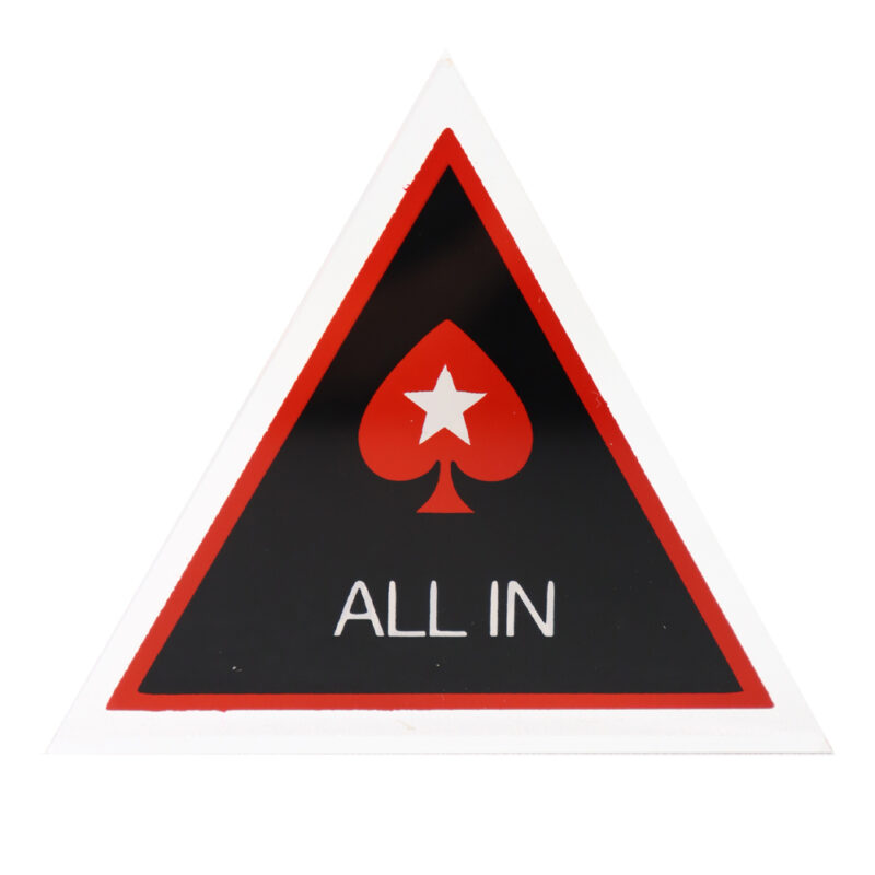 All In poker button