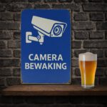 Camera bewaking - Metalen borden — foto 3