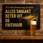 Frituuur - Metalen borden — foto 2