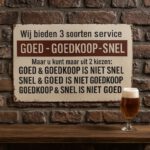 Goed goedkoop snel - Metalen borden — foto 3