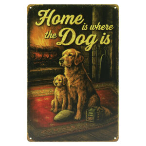Home is where - Metalen borden