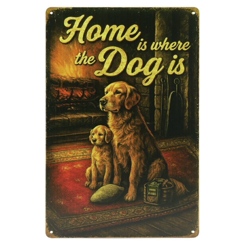 Home is where - Metalen borden