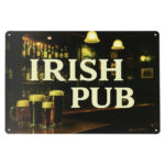Irish pub - Metalen borden