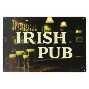 Irish pub - Metalen borden