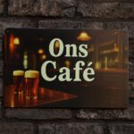 Ons cafe - Metalen borden — foto 3