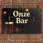 Onze bar - Metalen borden — foto 3