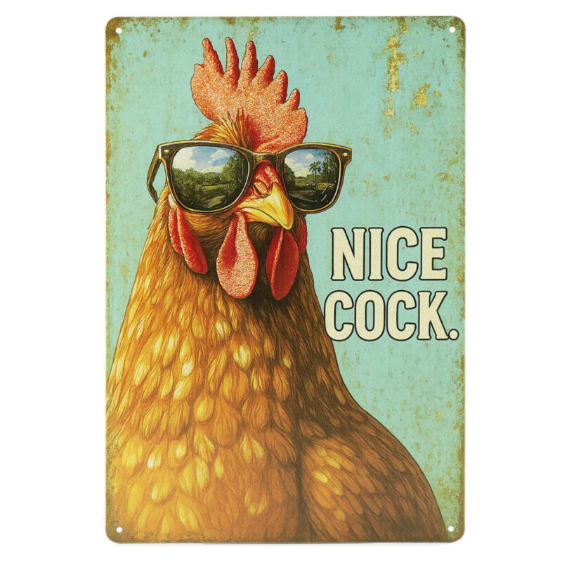 Nice Kock - Metalen borden