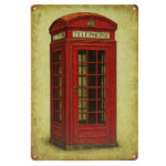 Telephone Cel - Metalen borden