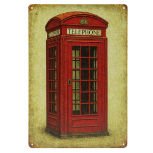 Telephone Cel - Metalen borden