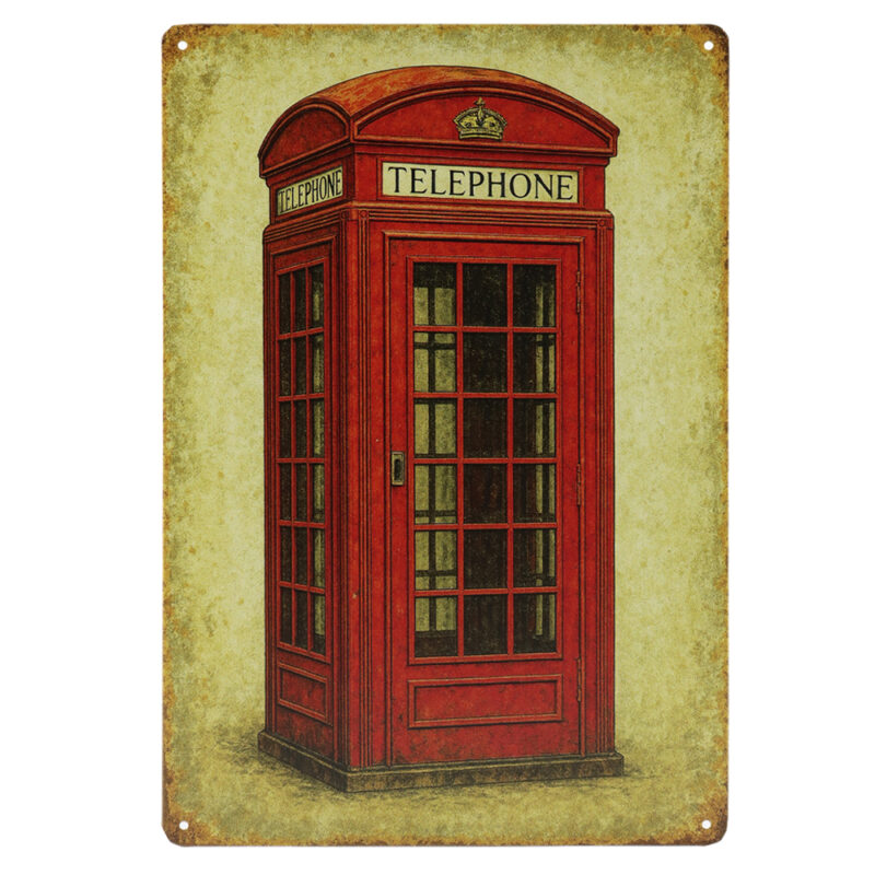 Telephone Cel - Metalen borden