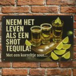 Tequila - Metalen bord — foto 2