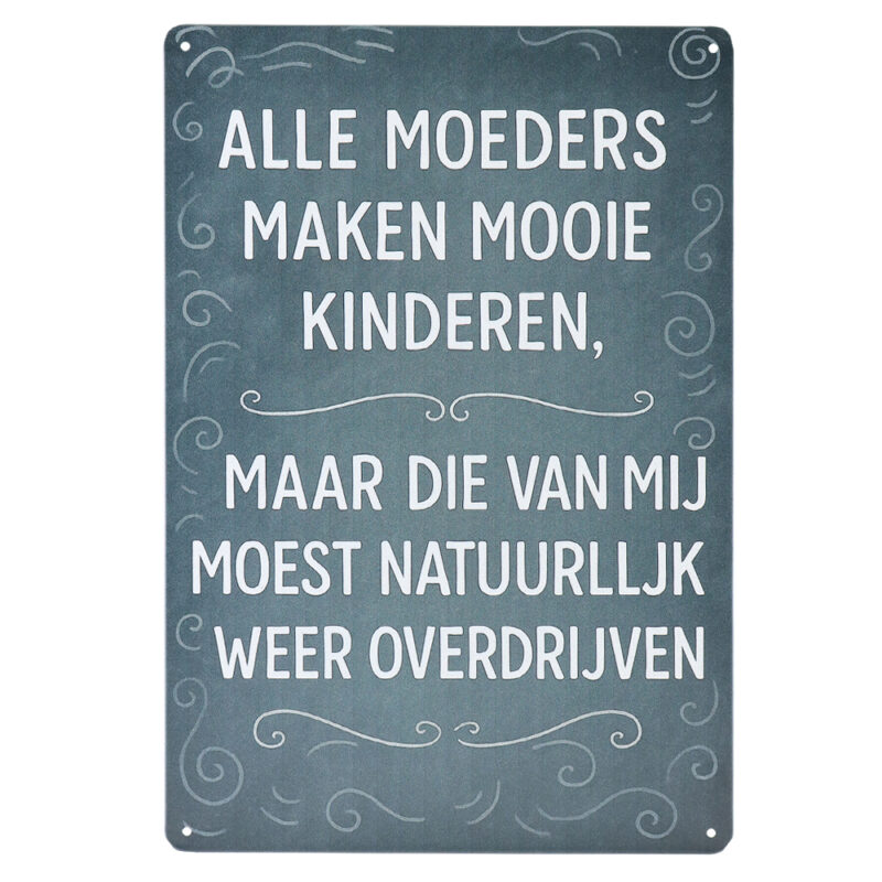 Alle Moeders - Metalen Borden