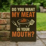 Want My Meat - Metalen Borden — foto 2