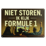 Ik Kijk Formule 1 - Metalen borden