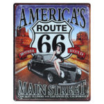 Route 66 metalen bord 30 x 40cm — foto 1