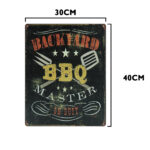 Backyard metalen bord 30 x 40cm — foto 2