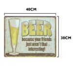 Beer metalen bord 30 x 40cm — foto 2