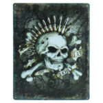 Skull glory metalen bord 30 x