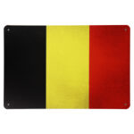 Belgische vlag - Metalen borden