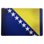 Bosnische vlag - Metalen borden — foto 1