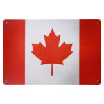 Canadese vlag - Metalen borden