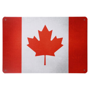 Canadese vlag - Metalen borden