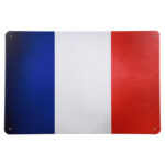 Franse vlag - Metalen borden