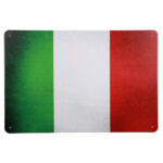 Italiaanse vlag - Metalen borden