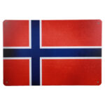 Noorweegse vlag - Metalen borden