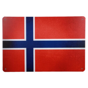 Noorweegse vlag - Metalen borden
