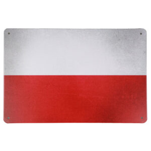 Poolse vlag - Metalen borden