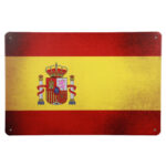 Spaanse vlag - Metalen borden