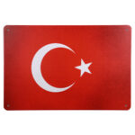 Turkse vlag - Metalen borden — foto 1