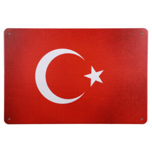 Turkse vlag - Metalen borden